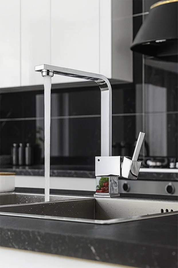 Kiev Kare Model Aç Kapa Mutfak Eviye Bataryası